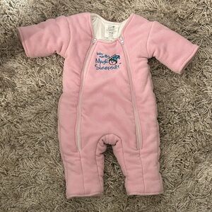 Pink Baby Merlin’s Magic Sleepsuit